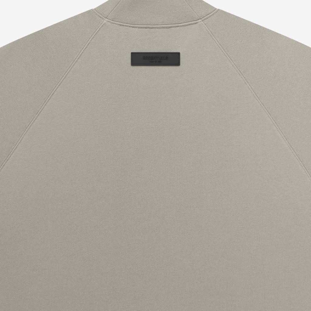 Fear of God Bluza dresowa Essentials z okrągłym dekoltem Seal Męska Góra Szara 192BT222043F