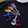 1Pc Stainless Steel Guitar Spoons Rainbow Coffee&Tea Spoon Flatware Drinking Tools