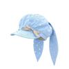 Sunscreen Silver Star Bowknot Cap Cotton Bunny Ears Berets Cap Detachable Rabbit Ears Hat  Men