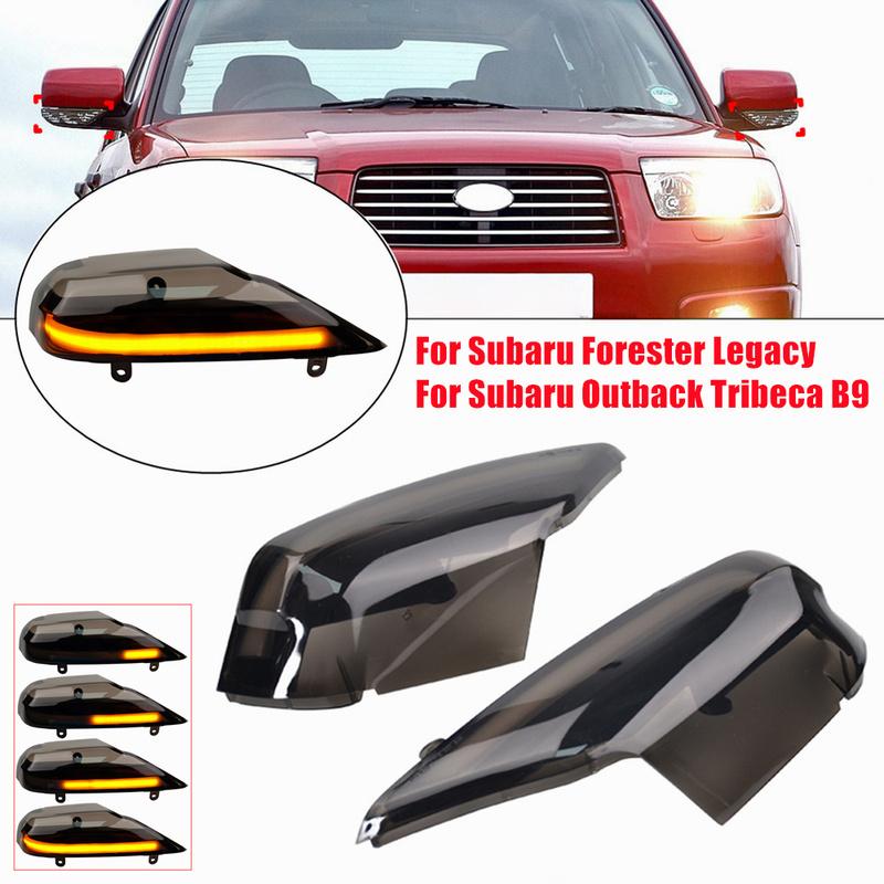 

1 пара Динамічний Повторювач Повороту Дзеркала Заднього Виду Для Subaru Forester Subaru Outback Legacy 2003-2008 Tribeca B9