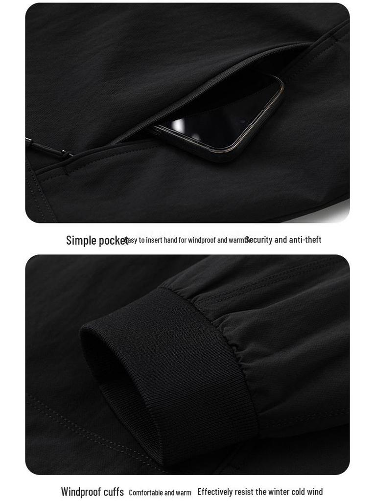 Men's Plus Size 2025 Winter Loose Fit Warm Down Business Casual Coat
