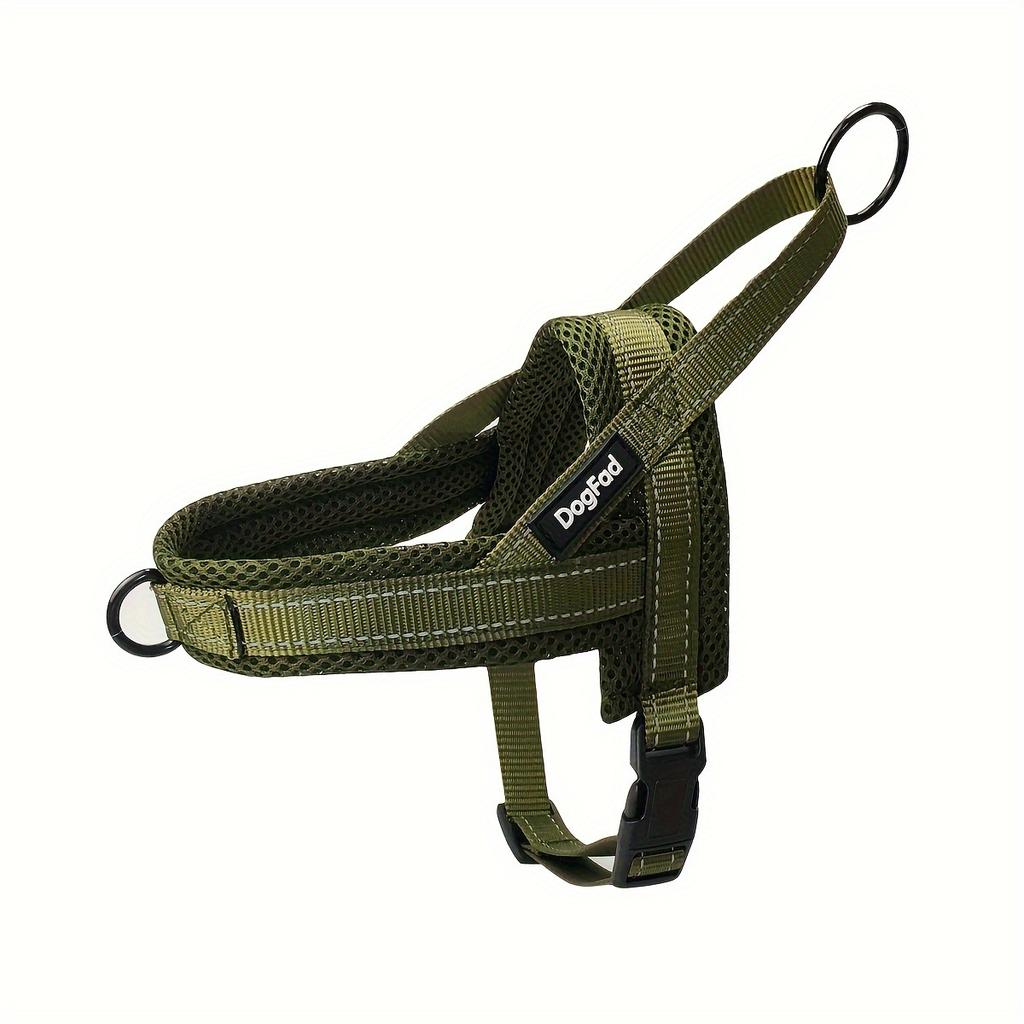 Reflective No-Pull Dog Harness - Adjustable, Escape-Proof Vest for Small To Large Breeds, Hand-Wash Only, DogFad