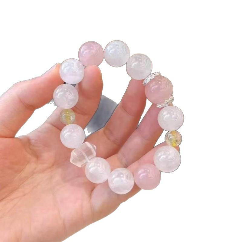 Xiaohongshu Natural Crystal Bracelet: Unique Design, Large Particle, Multi-Gemstone, Women's Niche Ins Style