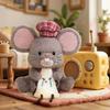 29CM Cute Cartoon Cheese Raspberry Matcha Mouse Plush Toy Soft Stuffed Animal Mouse Doll Accompany Hug Pillow Kid Birthday Gifts