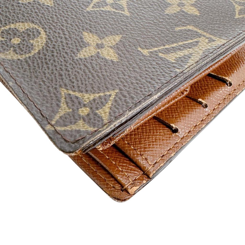 Louis Vuitton Cartes Crdit Monet Wallet Monogram Canvas Brown Unisex M61665 Used