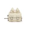 Letter Bow Pattern Solid Color Leather Children Shoulder Chain Bag Shoulder