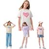 Balabala Girls' 2025 Summer Short Sleeve T-Shirt