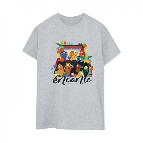 Disney Womens/Ladies Encanto Sisters Cotton Boyfriend T-Shirt