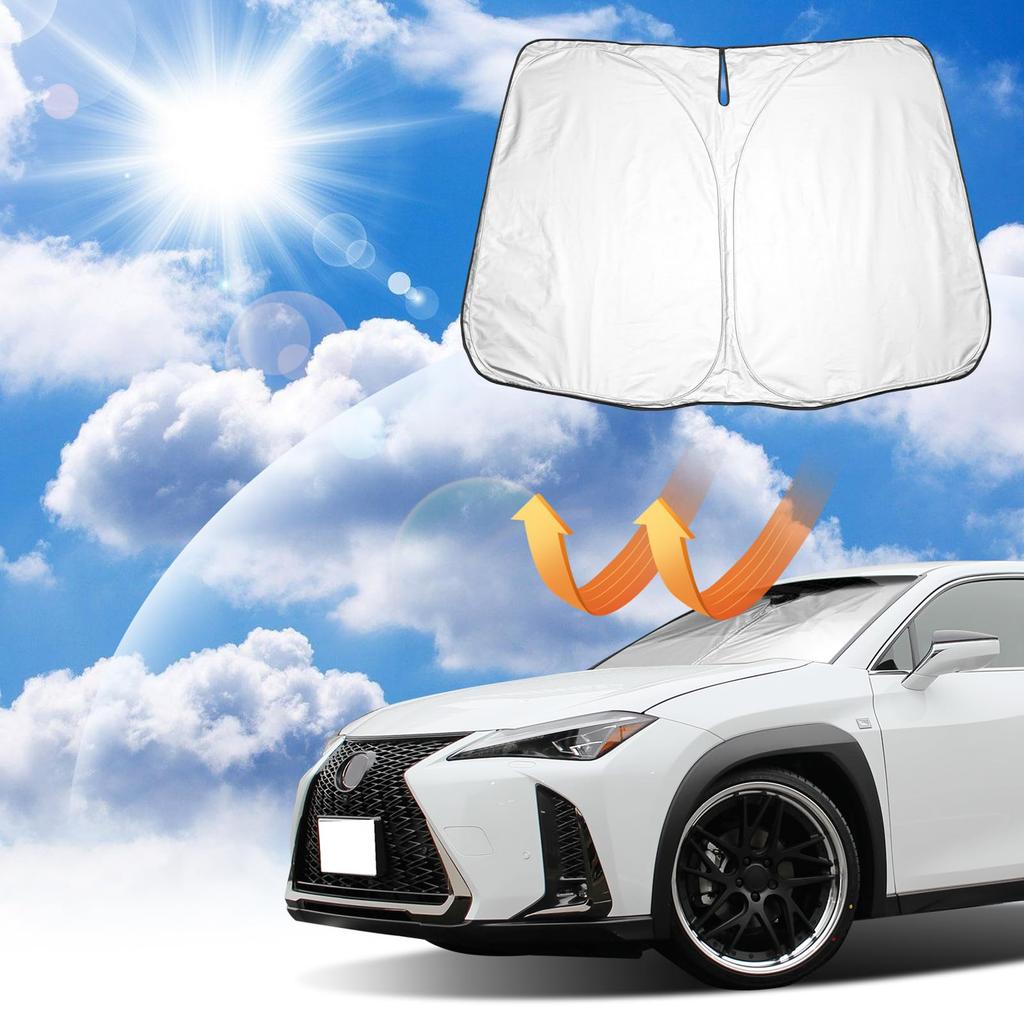 Coleya Lexus UX10 Series Exclusive Car Front Car Sunshade High Window Thin UV Sleeping In the Heat Stroke High Temperature Car Foldable Sun Car