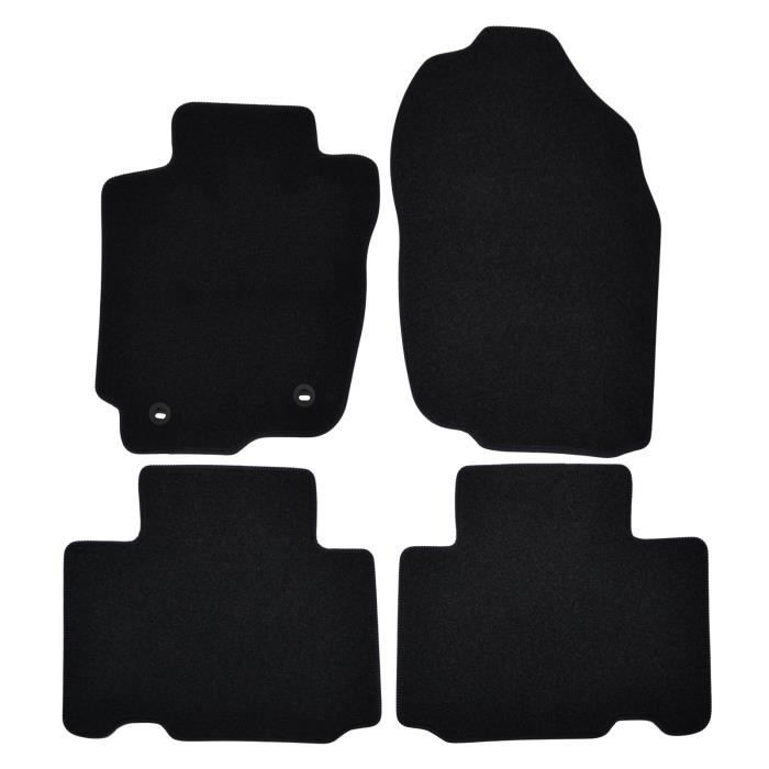 Tapis de sol - Toyota - Rav4 2013-2018 - 4 pièces - Velours - Antidérapant - Renforcé