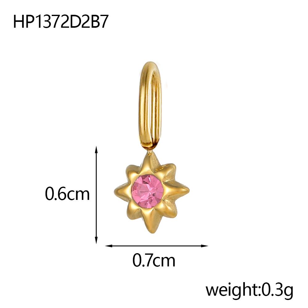 CARLIDANA New Classic Element DIY Charm Necklace Stainless Steel Star Pendant Shiny Rhinestones Fashion Bracelet Earrings