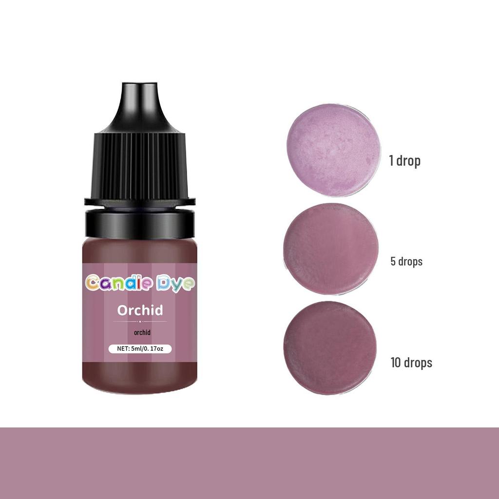 48 Color 5ML High Concentration Color Essence for Aromatherapy Candles & Handmade Soap DIY Silicone Pigment