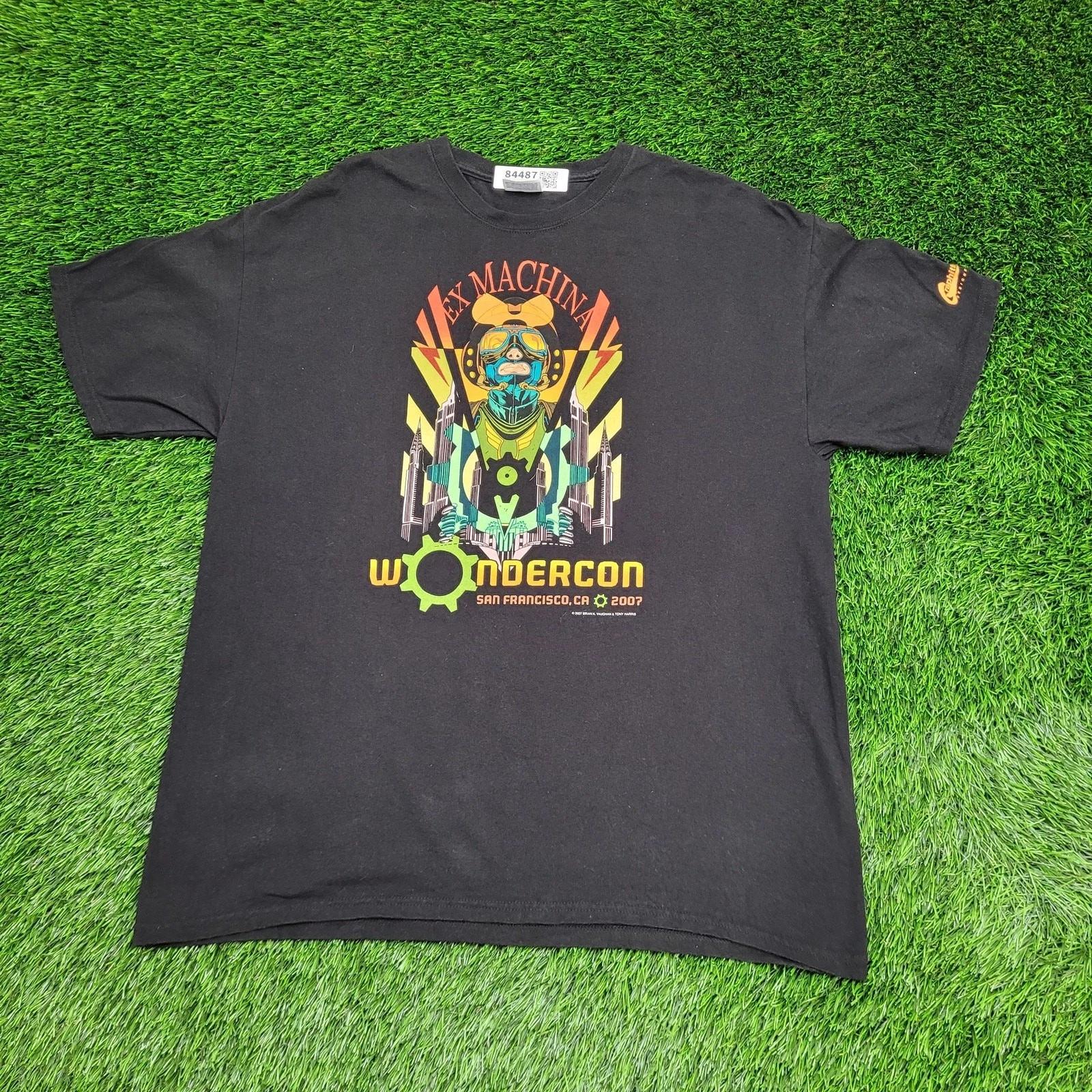 

Wondercon Ex-Machina Comics Shirt L/XL 23x29 California 4XL