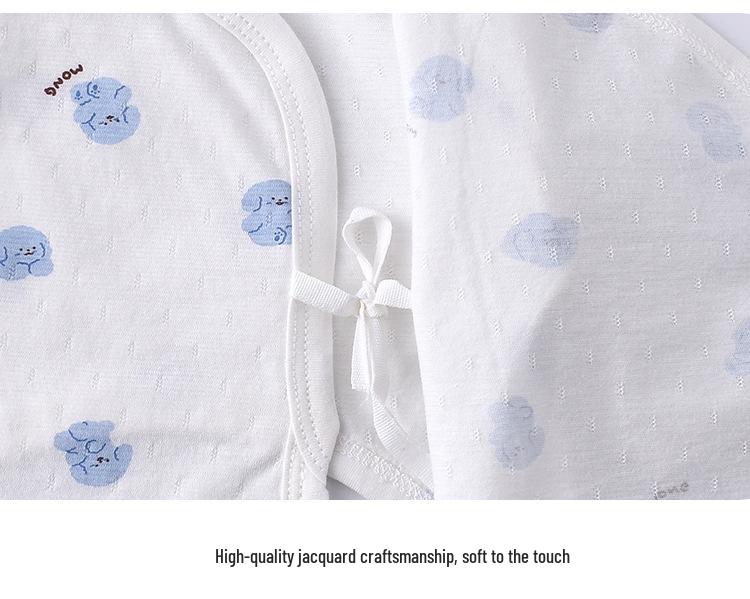 Pijama Nou-născut din Bumbac Pur Ultra-Subțire, Costum Călugăr pentru Bebi pentru Vară