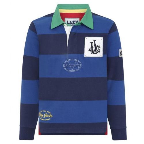 Lazy Jacks Boys Striped Rugby Shirt