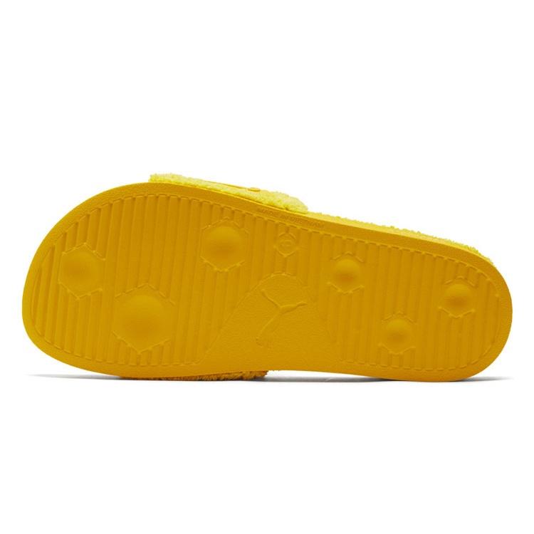 Puma Leadcat Ylm Slide Winter Gelb Verdickt Hausschuhe Gelb Herren 384411-02