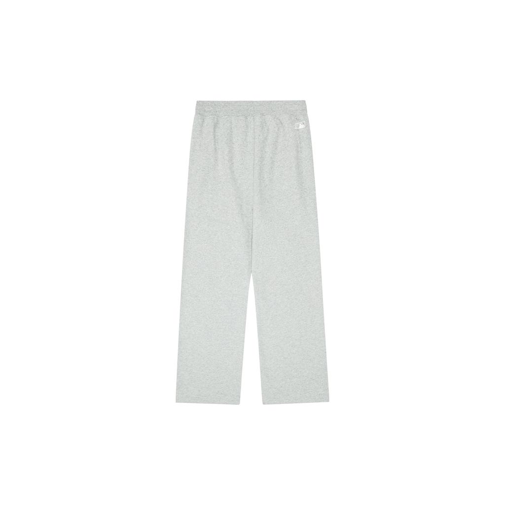 MLB Boston Red Sox Solid Color Logo Embroidered Elastic Waist Wide Leg Casual Pants Unisex bottoms Light-Gray 3APTB0234-43MGS