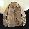Suede men's jacket autumn new American retro trendy clothing couple autumn and winter clothing