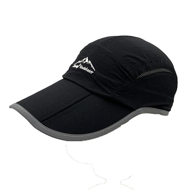 High Quality Fashionable Nylon Baseball Hat Reflective Quick Dry Feature Adjustable Waterproof Ethnically Dot Ready Ship чёрный