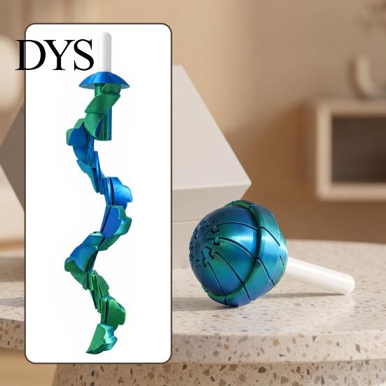 Snake Shape Lollipop Telescopic Fidget Toy, 3D Printed Retractable Educational Handheld Toy Sensory for Stress Relief, Creative Parent-child