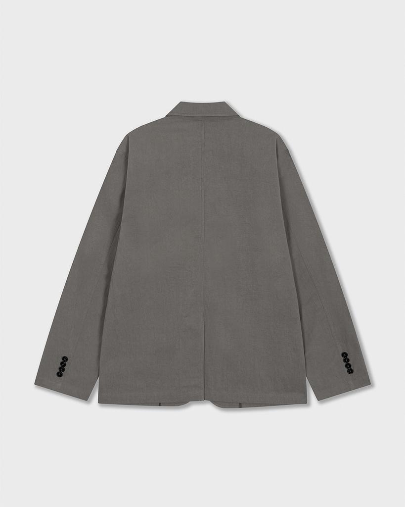 Work On Body Off Wb Out-Pocket Cotton Jacket [Olive Gray]