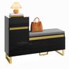 Shoe Cabinet with Large Capacity for Entryway, Multi-Tier Storage Cabinet, Modern Minimalist Entryway Cabinet, Home Organizer with Drawers and Doors.