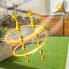 12Pcs Reflective Bird Repeller Waterproof 30CM Wind Rotating Rod Reusable Bird Deterrent Rod for Home Yard Patio Decoration