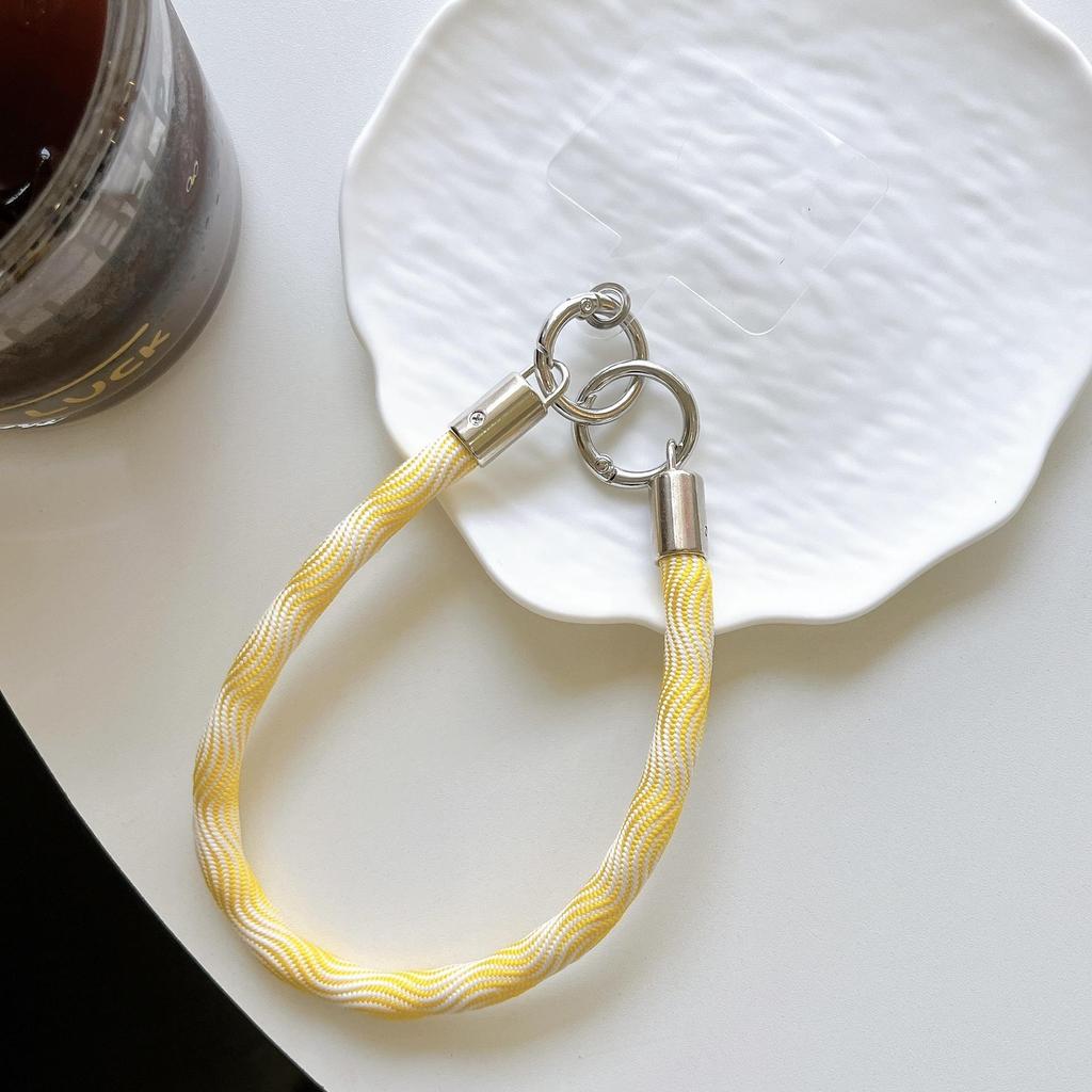 Trendy Water Wave Mesh Bracelet Lanyard & Keychain