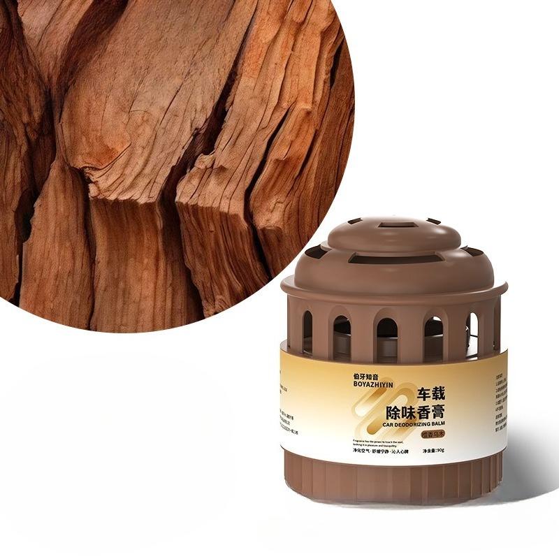 Аромат чая, Автомобильный аромадиффузор, Автомобильная ароматическая паста, Подстаканник для салона, Декоративный элемент, Твердая ароматическая паста, Свежий и освежающий Sandalwood and ebony