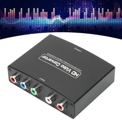 Adapter Konwertera Wideo Komponentowego HD Multimedia Interface Na 1080P YPbPr Do Monitora DVD