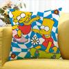 Happy S-Simpsons Various Sizes Square Pillow Case For Car Home Bedchamber Decor