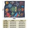 DND Flannel Throw Blanket Role-Playing Game Blankets for Bedding Outdoor Super Warm Bedroom Quilt