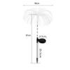 Solar Powered Colorful Jellyfish Lights 600mAh Jellyfish Fairy Light Fiber Optic Jellyfish Lamp Outdoor Courtyard Landscape Lamp