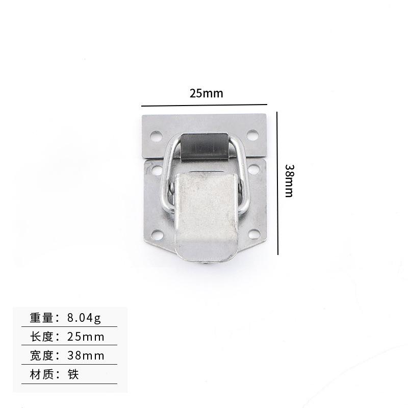 10Pcs Cabinet Box Locks Spring Loaded Latch Catch Toggle Stainless Steel Mini Spring Loaded Buckle Latch For Luggage Wooden Case