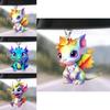 Pandantiv Decorativ Acrilic Dragon pentru Oglinda Interioară a Mașinii cu Stil Desene Animate
