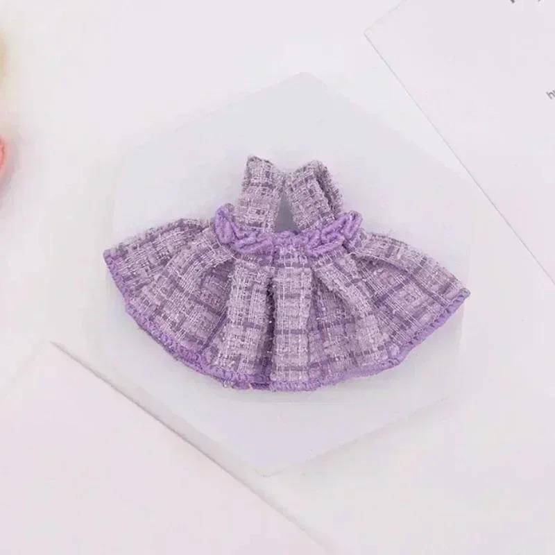 

17см Одежда для куклы Лабубу Наряд Аксессуары для Корея Kpop Exo Лабубу Айдол V1 V2 Юбка Свитер Одежда Подарок No Doll