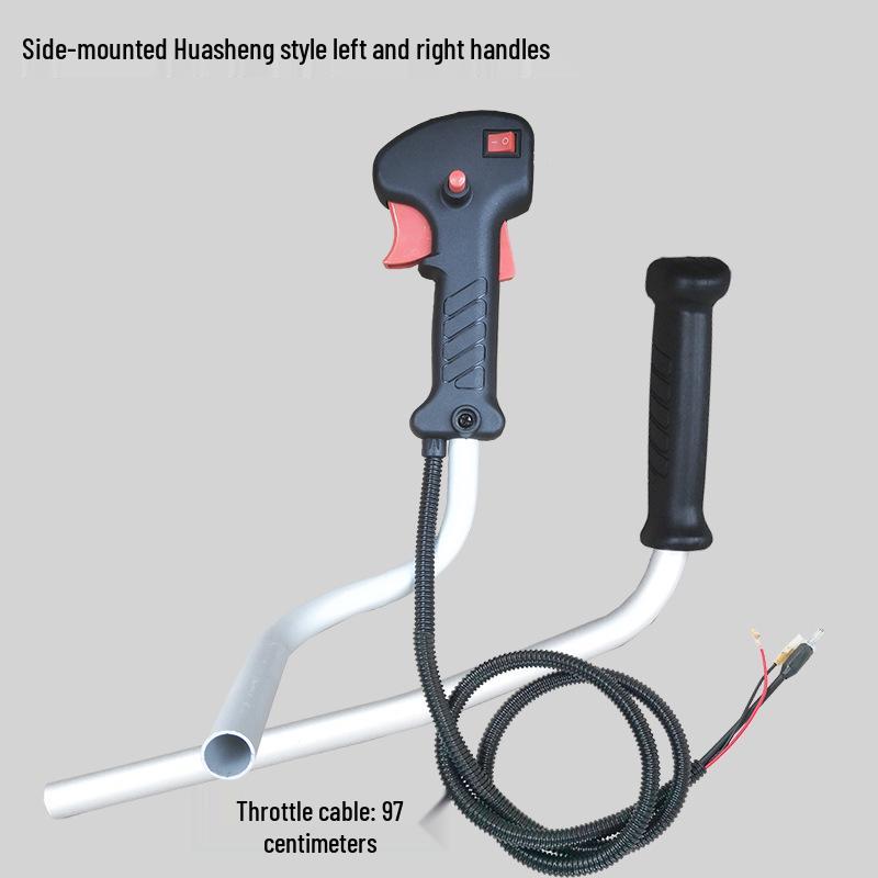 Universal Lawn Mower Throttle Switch Assembly for Side-Mounted Brush Cutter and Backpack Grass Trimmer