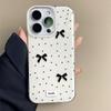 Polka Dot Bow iPhone Case for 15 Pro Max, 17 Pro Max, and 16 Pro - Set of 13