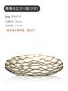Transparent Glass Fruit Plate Snack Basket Modern Living Room Coffee Table Home Crystal