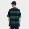 Fila 2023 Autumn New Simple Tennis Casual Striped Short Sleeve Polo Men Polo Midsummer-Green F11M339114F-DG