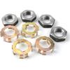 New Trailer Wheel Spindle Nut Retainer For 2 To 8K Dexter 6-190 6-191, 4 Nuts & 4 Retainers