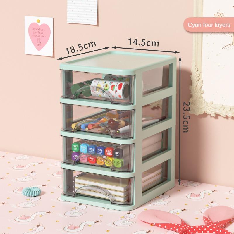 Multi-Layer Desktop Drawer Storage