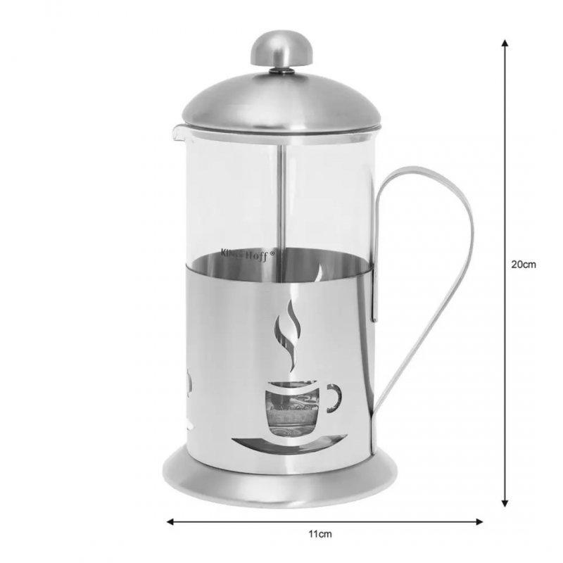 Kinghoff Zaparzacz Do Kawy/Herbaty Z Dociskiem 600Ml Kh-4831