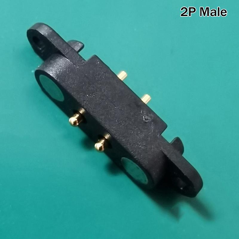 1 Pcs Dc 12V 3A Waterproof Magnetic Pogo Pin Connector 3P 4P Pin Pogopin Male Female Spring Loaded Dc Power Socket