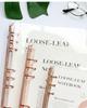 A5 A6 B5 Rose Gold Black With 90 Sheet Inner Page Binder Notebook Cover Diary Agenda Planner Paper Cover School Stationery