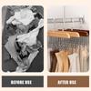 Wooden Multifunctional Sling Hanger With Metal Hooks For Closet Organizing Storing Bras Bags Tank Tops