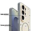 Custodia con Motivo Floreale a Cartone Animato Per Samsung Galaxy S26 Ultra S25 Edge S24 Plus S23 FE S22 A17 A54 A55 A56 A57 5G Magnetica Per Magsafe Copertura Opaca