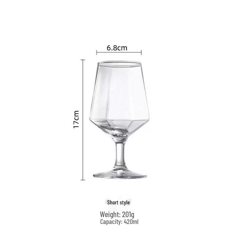 ZISHIZ Handcrafted High-Stem Red Wine Glass