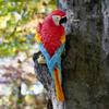 Parrot Bird Statue Ornament Sculpture for Lawn Terrace Patio