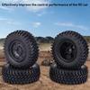 100mm Diameter Simulation RC Car Tire 1 10 Remote Control Car Tyre Replacement AccessoriesBlack